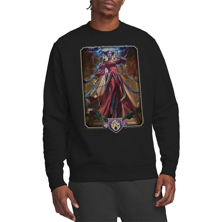 Hasbro Men's Black Dungeons & Dragons - 2024 Sorcerer Key Art Sweatsh in Size 2XL, Sports Direct