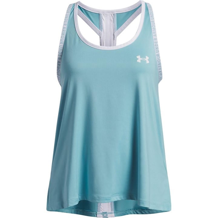 Under Armour Girls Blue Knockout Tank Top  in Size L, Sports Direct
