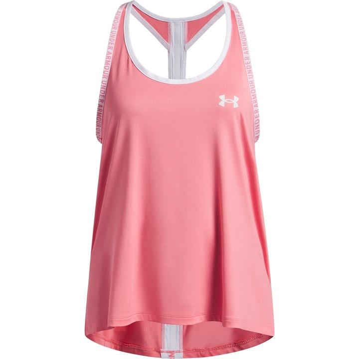 Under Armour Girls Pink Knockout Tank Top  in Size L, Sports Direct