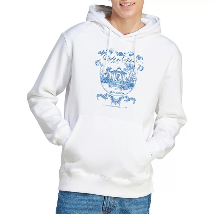 Bridgerton Men's White Fairy Tale Gazebo Dancing Hoodie in Size 2XL, Sports Direct