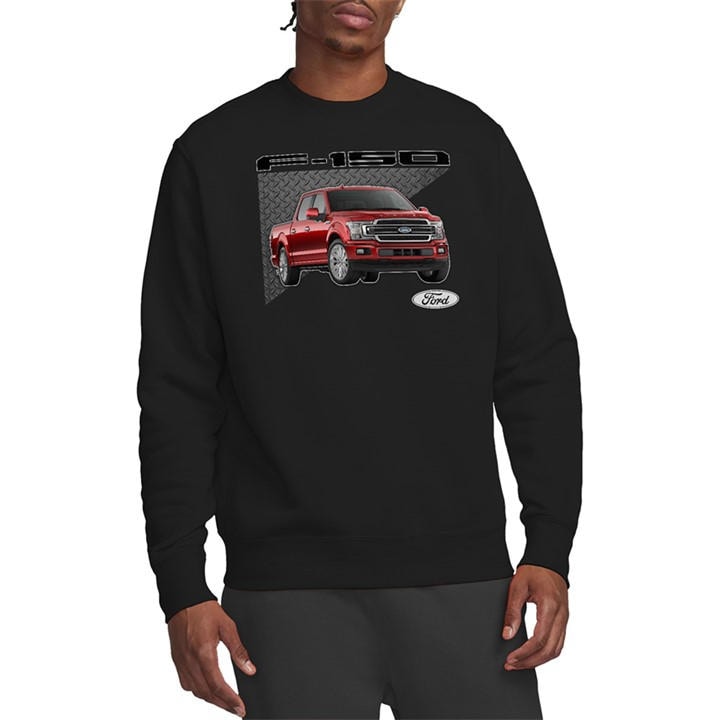 Ford Men' Black Trucks F 150 Sweatshirt in Size S, Sports Direct