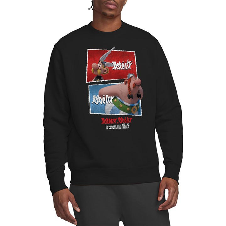 Men' Black Other Asterix & Obelix - Heroic Boxes Sweatshirt in Size S, Sports Direct