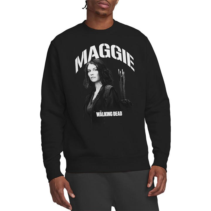 Men's Black Other The Walking Dead Maggie Mono Sweatshirt in Size M, Sports Direct