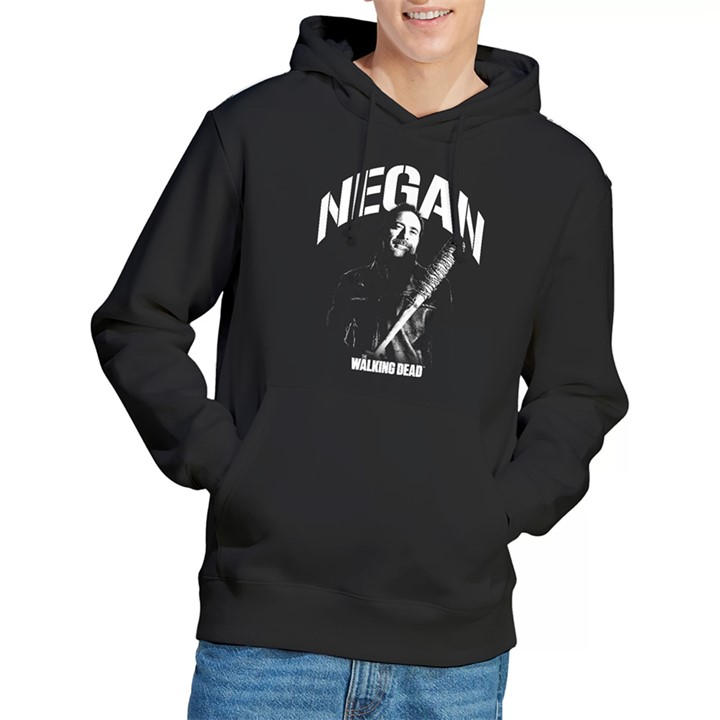 Men's Black Other The Walking Dead Negan Mono Hoodie in Size XL, Sports Direct