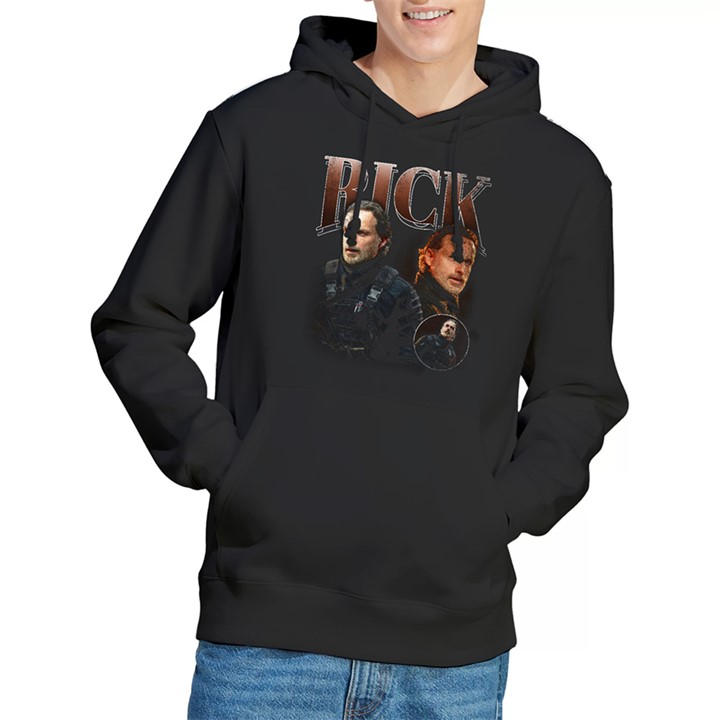 Men's Black Other The Walking Dead The Ones Who Lived Rick Homage Ho in Size 2XL, Sports Direct