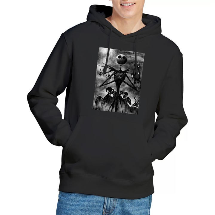 The Nightmare Before Christmas Men's Black Jack Skellington Rain Hoodie in Size 2XL, Sports Direct