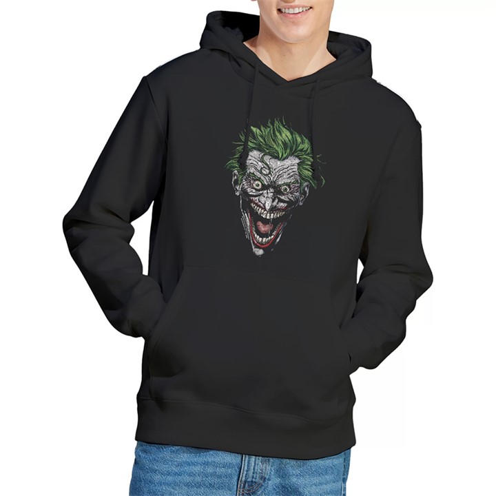 Dc Comics Men's Black Joker Hoodie in Size L, Sports Direct
