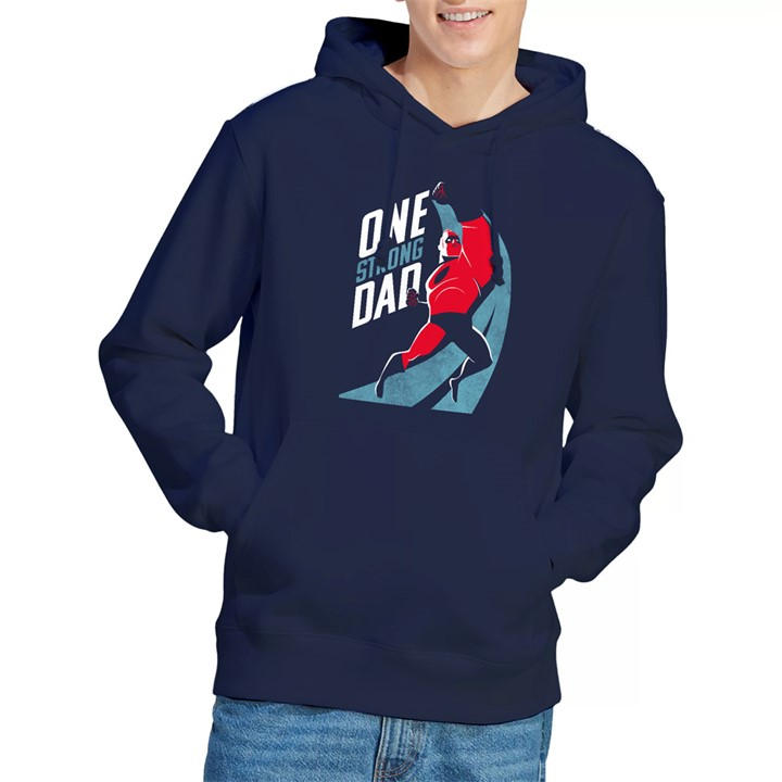 Disney Men' Blue The Incredibles Fathers Day One Strong Dad H in Size S, Sports Direct