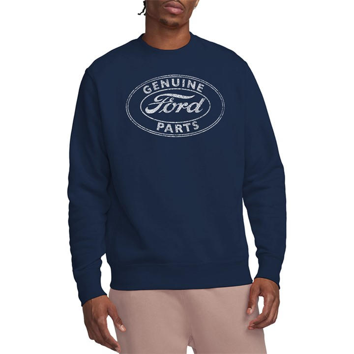 Ford Men's Blue Genuine Parts Sweatshirt Navy in Size L, Sports Direct