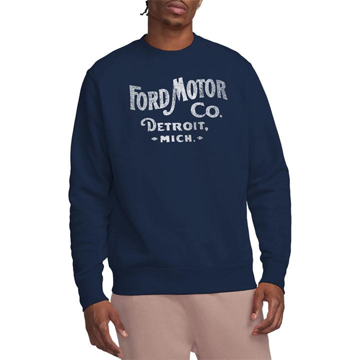 Ford Men's Blue Motor Co Sweatshirt Navy in Size L, Sports Direct