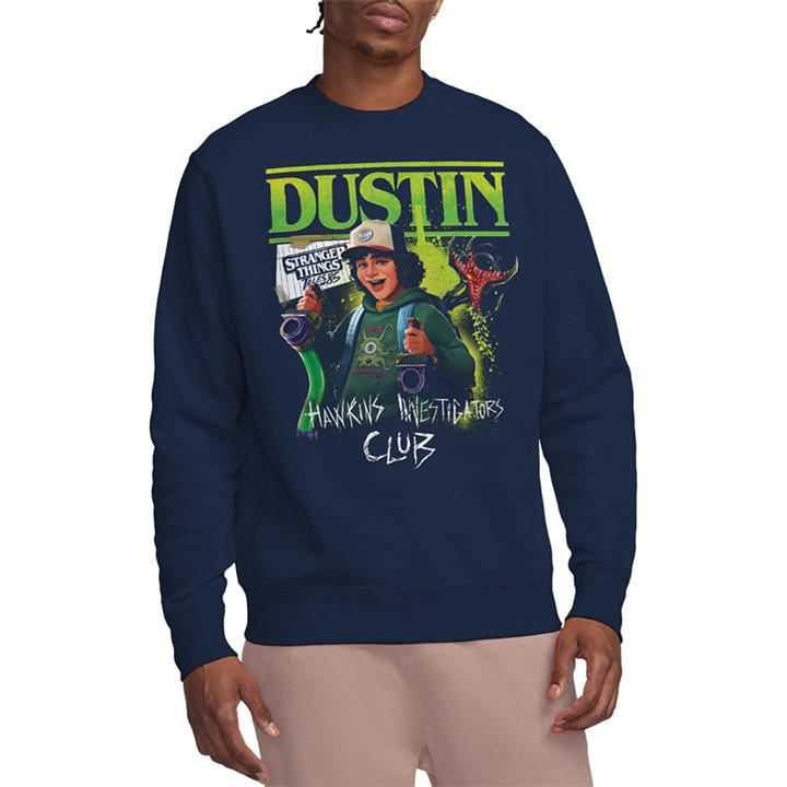 Stranger Things Men's Blue Tales From 85 Dustin Sweatshirt N in Size 2XL, Sports Direct