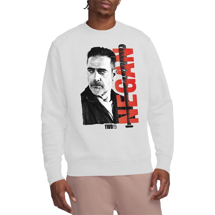 Men's White Other The Walking Dead Negan 15 Sweatshirt in Size L, Sports Direct