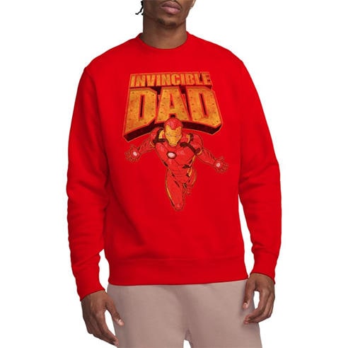 Iron Man - Iron Man Fathers Day Invicible Dad Flight Sweatsh
