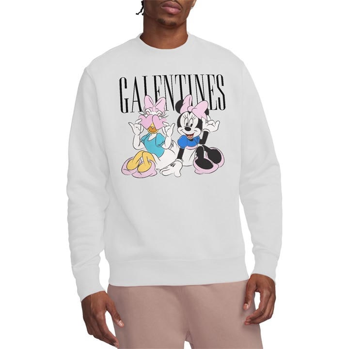 Minnie Mouse Men's White And Daisy Galentines Valentines Day in Size 2XL, Sports Direct