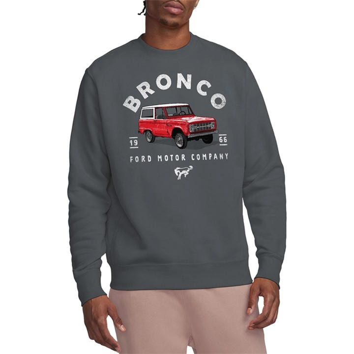 Ford Men's Grey Bronco Bronco Illustrated Sweatshirt Charcoa in Size 2XL, Sports Direct