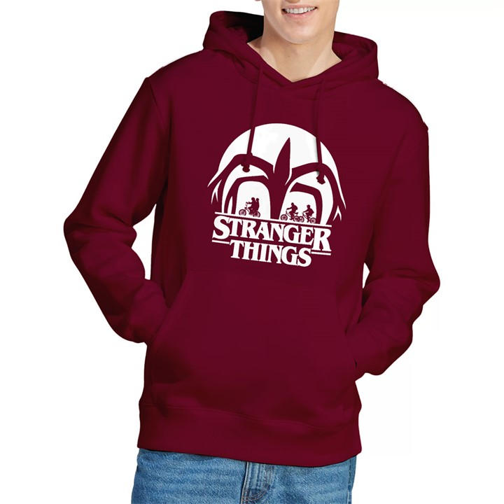 Stranger Things Men's Red Mindflayer Silhouette Hoddie in Size XL, Sports Direct