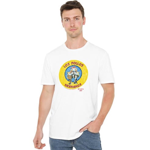 Breaking Bad - Breaking Bad Los Pollos Hermanos T Shirt White