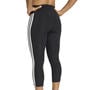 Black/White - adidas - Women's Training Capri