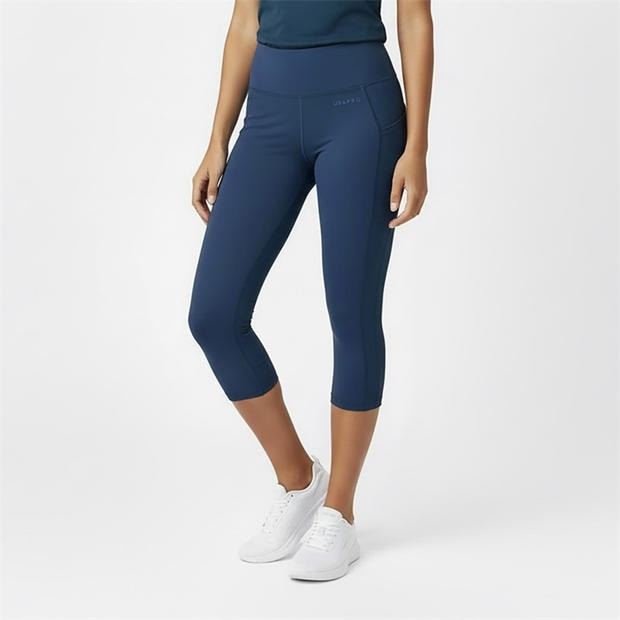 Navy - USA Pro - USA Pro High Rise Capri Cropped Leggings Ladies