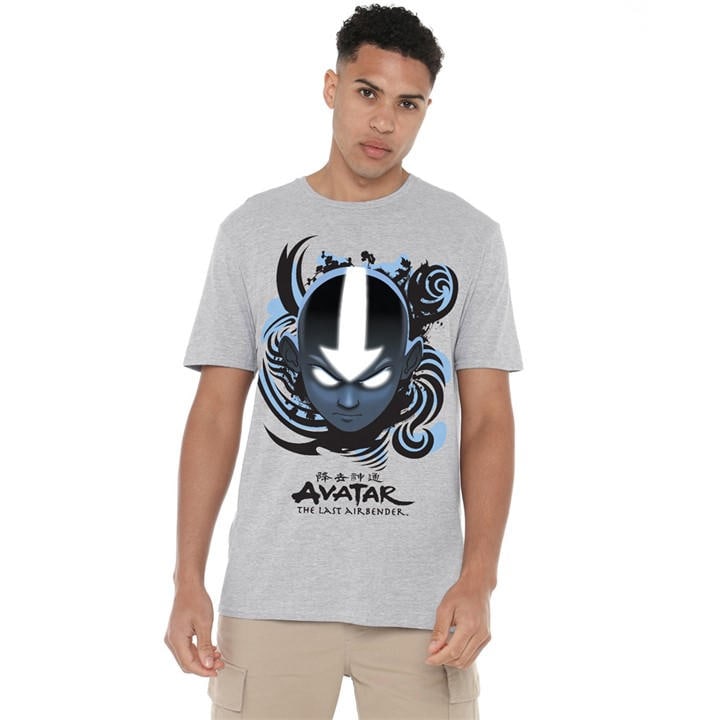 Nickelodeon Men's Grey Avatar The Last Airbender Airbender Blue And Black in Size M, Sports Direct