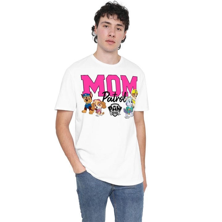 Paw Patrol Men's White Mothers Day Mom Patrol   T in Size M, Sports Direct