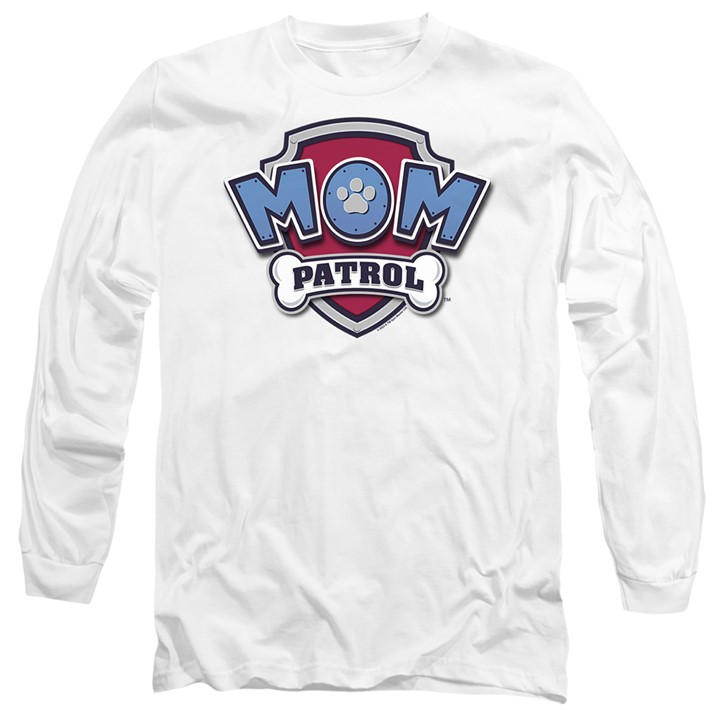 Paw Patrol Men's White Mothers Day Mom Patrol Badge  Ad in Size 2XL, Sports Direct