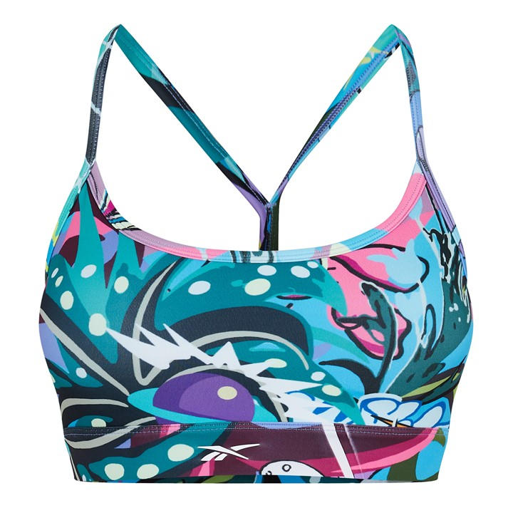 Reebok Women's  Medium Impact Sports Bra in Size 4, Sports Direct