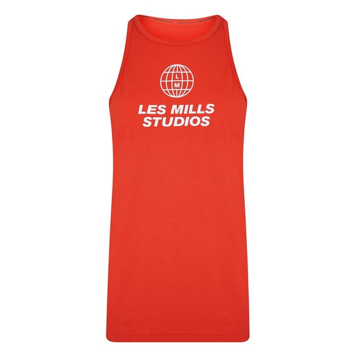 Reebok Women's Orange Les Mills Activchill Dreamblend Performance Gym Vest in Size 4, Sports Direct