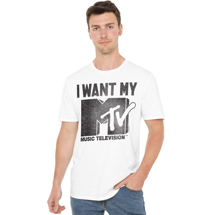 Men's White Other Mtv Mtv I Want It T-Shirt in Size 4XL, Sports Direct
