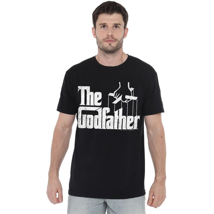 Men's Black Other Godfather Logo T-Shirt in Size 5XL, Sports Direct