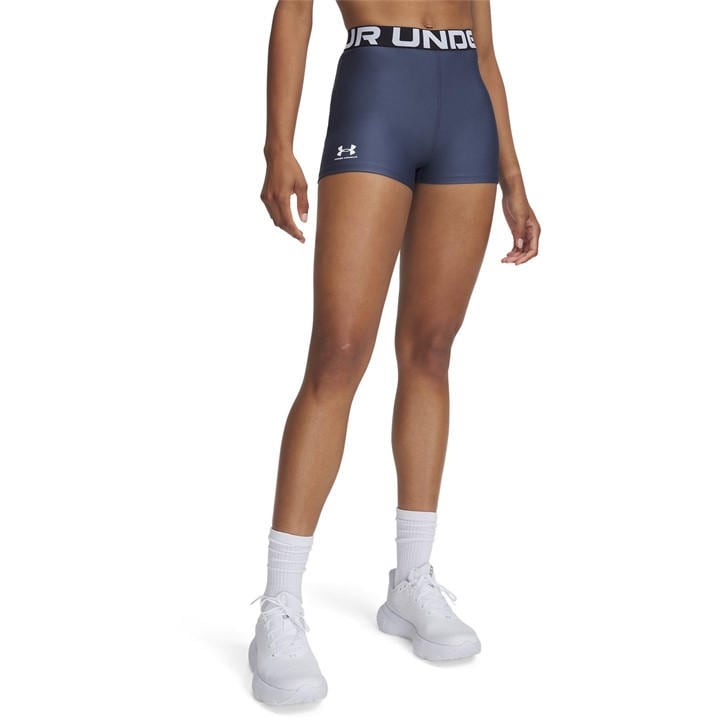 Under Armour Women's Grey Heatgear® Shorty in Size 16, Sports Direct