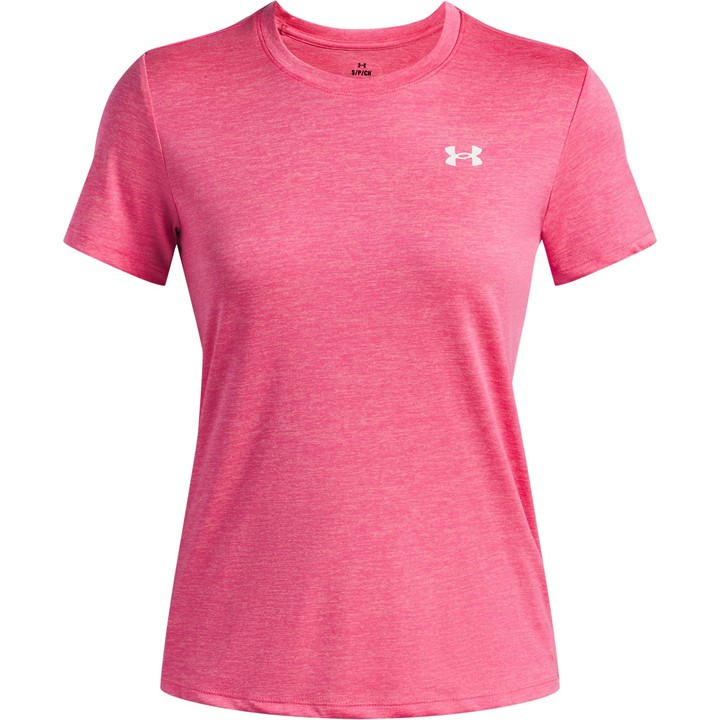 Under Armour Women's Pink Tech Twist Short Sleeve in Size 16, Sports Direct