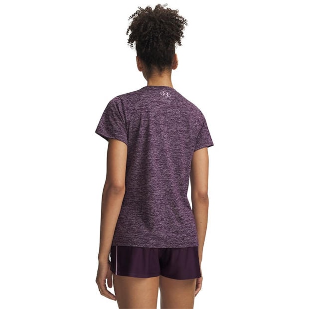 Purple / Pink - Under Armour - Tech Twist Short Sleeve Womens