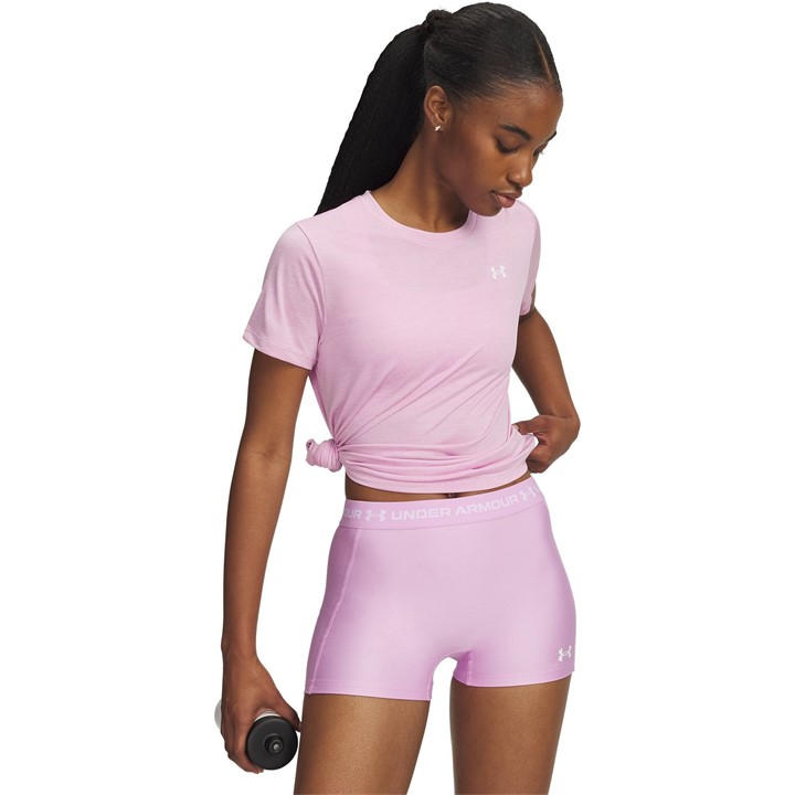 Under Armour Women's Pink Tech Twist Short Sleeve in Size 16, Sports Direct