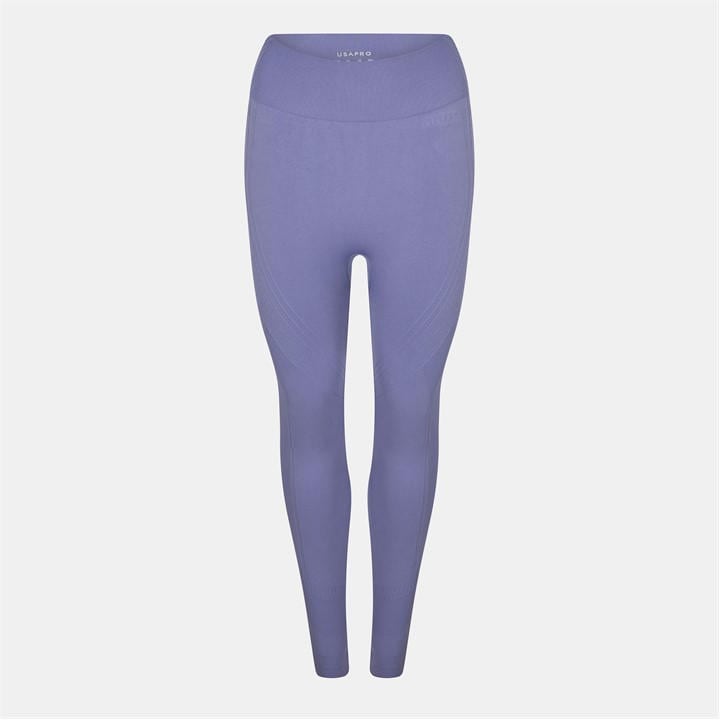 Usa Pro Women's Pink Core High Rise Seamless Tights in Size 14, Sports Direct