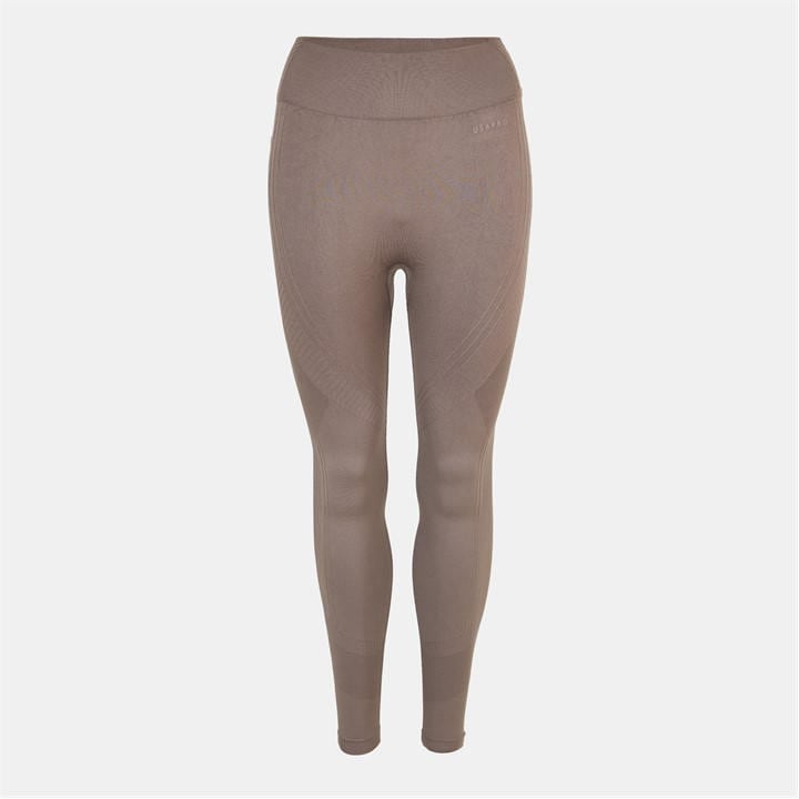 Usa Pro Women's Brown Core High Rise Seamless Tights in Size 12, Sports Direct