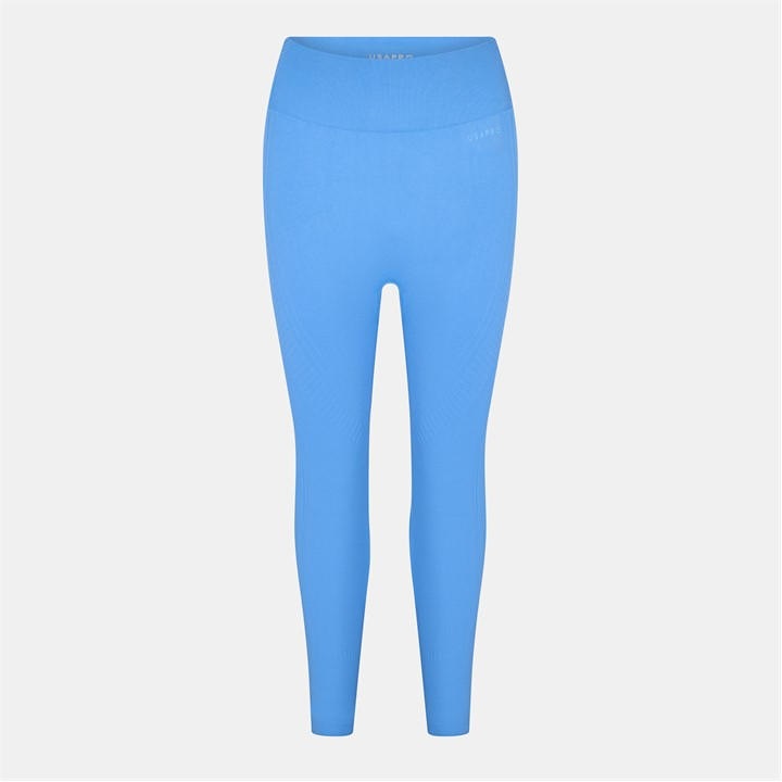 Usa Pro Women's Blue Core High Rise Seamless Tights in Size 12, Sports Direct