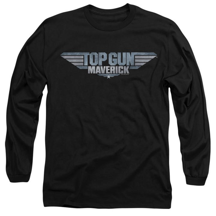 Top Gun Men's Black Top Gun: Maverick Maverick Logo Long Sleeve T in Size 2XL, Sports Direct