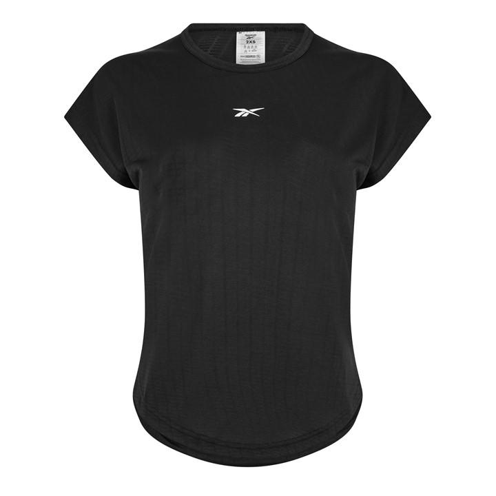 United  Women's   By Fitness Short-Sleeve Performance Gym Top, Football by Reebok in Size 4, Sports Direct