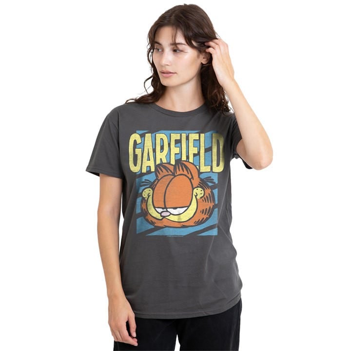 Garfield Women's Grey Rad T Shirt Charcoal in Size M, Sports Direct