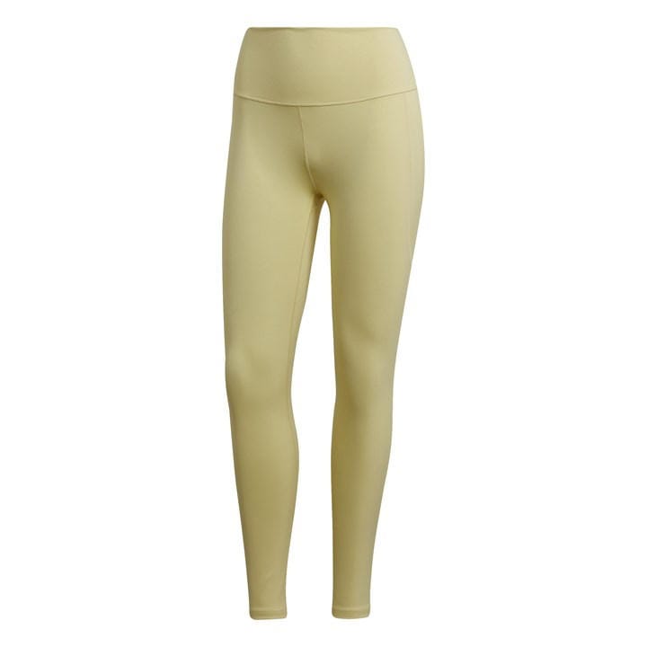 Adidas Women's Green Yoga Studio 7/8 Gym Leggings in Size XL, Sports Direct