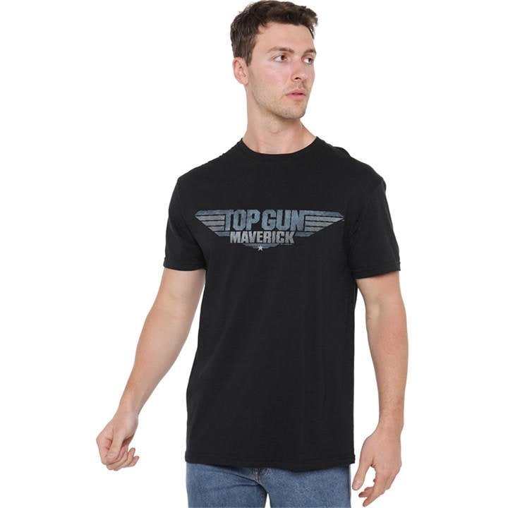 Top Gun Men's Black Top Gun: Maverick Maverick Logo T-Shirt in Size 2XL, Sports Direct