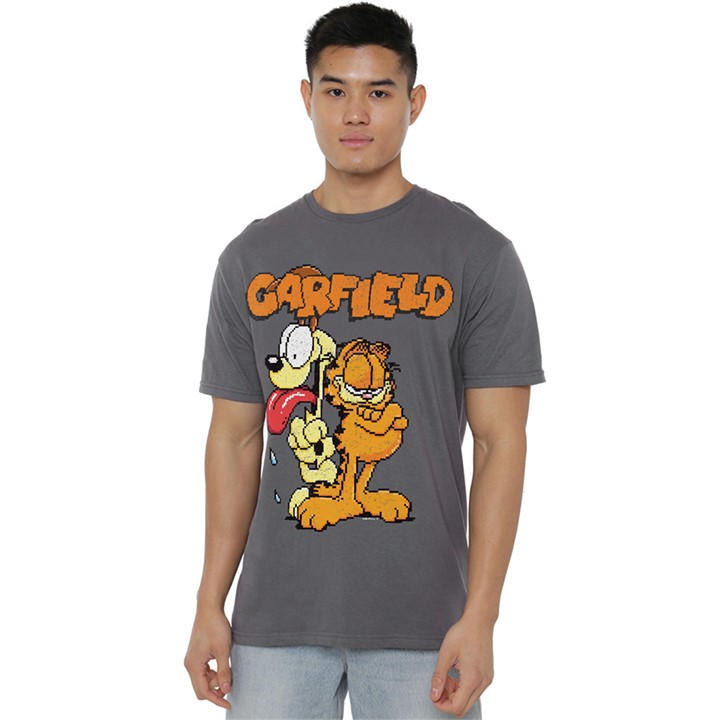 Garfield Men's Grey The Game T-Shirt Charcoal in Size 2XL, Sports Direct