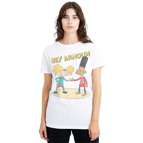 Nickelodeon - Hey Arnold Arnold & Gerald T-Shirt White