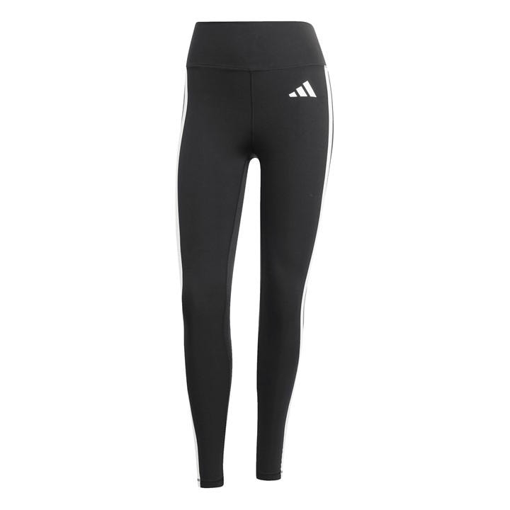 Adidas Women's Black Techfit 3-Stripes 7/8 Leggings in Size L, Sports Direct