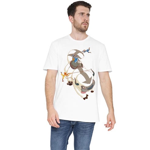 Nickelodeon - Avatar The Last Airbender Hang On Appa T-Shirt Wh