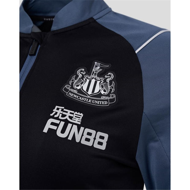 Ink Blue - Castore - Newcastle United Training Quarter Zip Top 2022 2023 Womens