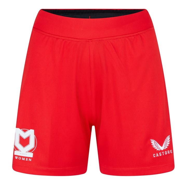 Mk Dons  Women's   Away Shorts 2022 2023, Football by Castore in Size 8, Sports Direct