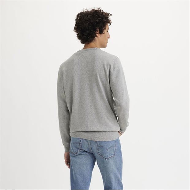 Grey Heather - Levis - Levis Lightweight Hm Sweater Mid Ton