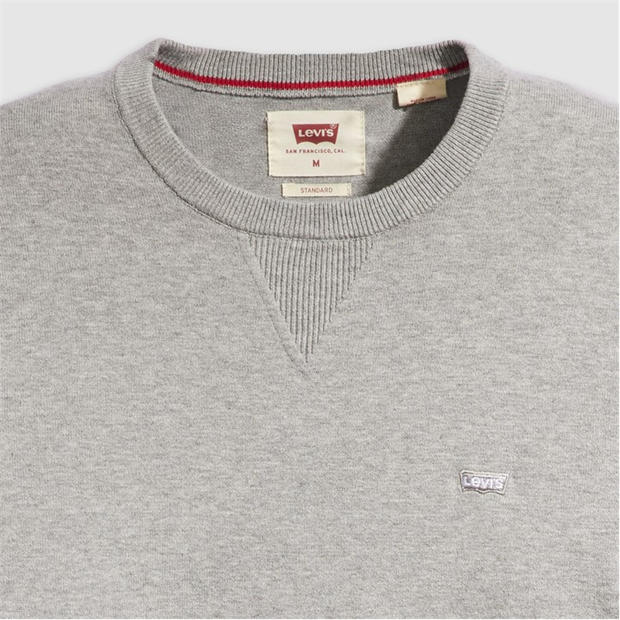 Grey Heather - Levis - Levis Lightweight Hm Sweater Mid Ton